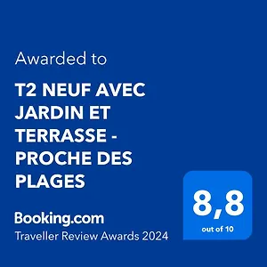 T2 Neuf Avec Jardin Et Terrasse - Proche Des Plages Apartment